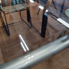 【愛品倶楽部柏店】アビタサローネ ガラスダイニングテーブル 