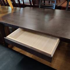 【愛品倶楽部柏店】NITORI 引出付ベンチダイニング4点セット ロレイン