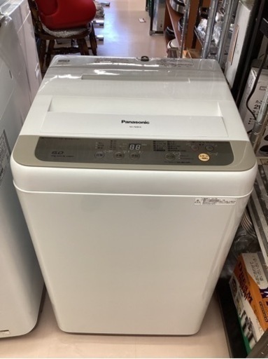 【国際ブランド】 美原店　Panasonic 洗濯機　ビッグフィルター 2017年製　6.0kg 洗濯機
