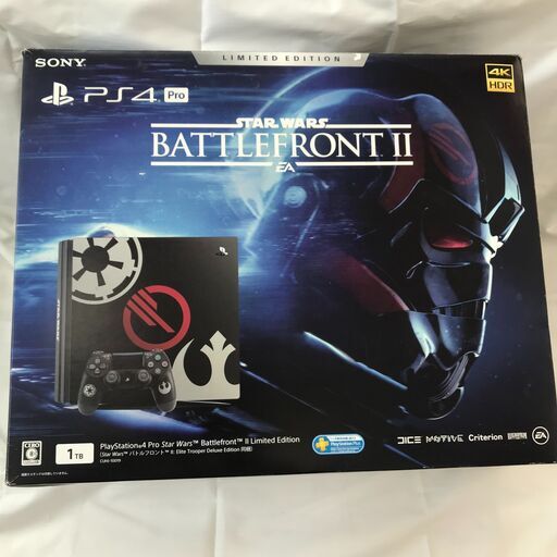 新入荷！PlayStation 4 Pro Star Wars Battlefront II Limited Edition　動作チェック・初期化済み