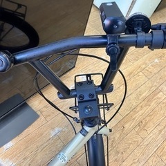 ⭐️人気⭐️ マイバラス 20インチ 折り畳み自転車 ミルクティーカラー No.1187