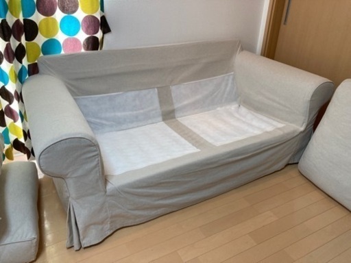 ⭐️値下げしました⭐️【IKEAソファ】エークトルプ 2人掛けソファ