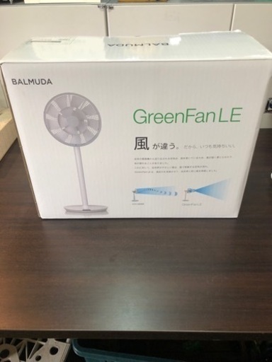 バルミューダ　扇風機　GreenFanLEEGF_1400_WG_グレー_
