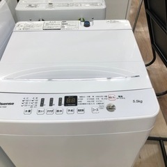 Hisenseの全自動洗濯機(HW-55D)のご紹介です