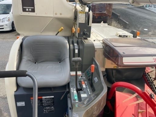 美品 三菱 コンバイン 2条刈り 使用時間 253