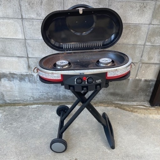 【お譲り済】中古品　Coleman ガス バーベキューコンロ