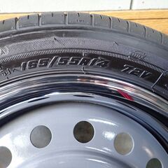 【お取引決定！】★軽トラ・軽バンにどうでしょう？デイトナルックのタイヤ・ホイール・トリムリング・センターキャップ4本セット！