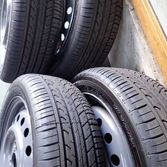 【お取引決定！】★軽トラ・軽バンにどうでしょう？デイトナルックのタイヤ・ホイール・トリムリング・センターキャップ4本セット！