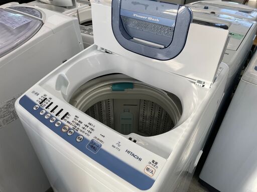 洗濯機の分解クリーニング行っています！配送設置込み　日立7.0K洗濯機　2019年製　分解クリーニング済み！！