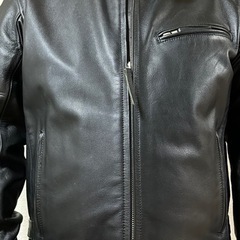 本革シングルライダース　4Lサイズ