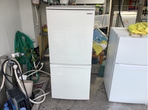 【リサイクルサービス八光】2019年製　シャープ　ノンフロン冷凍冷蔵庫 SJ-D14E-W