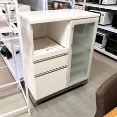 ニトリ キッチンボード 食器棚 ホワイト 88×50.5×101cm
