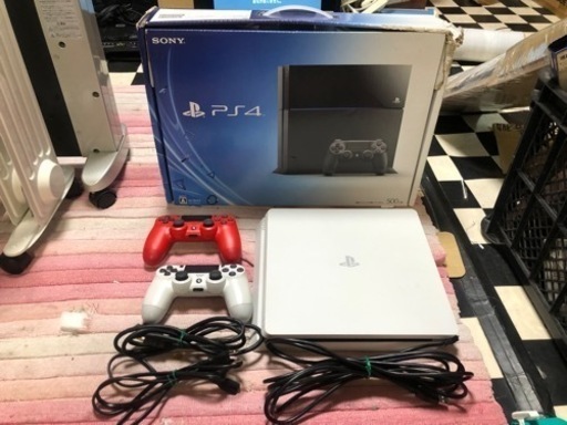 【リサイクルサービス八光】PlayStation 4 グレイシャー・ホワイト 500GB (CUH-2100A)