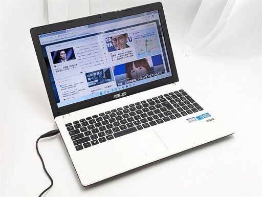 送料無料 Windows11 15.6インチ 中古パソコン ASUS エイスース ノートPC X551C 第3世代i3 / HDD 500GB / メモリ4GB /DVDRW/保証付 / office