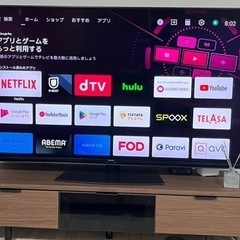 【ネット決済】SHARP テレビ 60インチ(テレビ台 BDレコ...