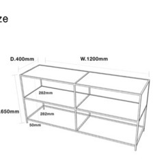 10/18まで】Tool rack ガラス ラック 