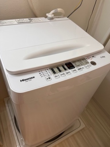 Hisense 洗濯機 HW-T55D 5.5kg 取扱説明書付き（ハイセンス HW
