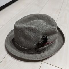 美品　　Borsalino  紳士　中折れハット