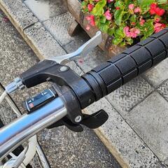 💋💋　ＷＥＥＤＢＩＫＥ　クロスバイク　フレーム　アルミ　２６インチ　７変速　白　配達可能