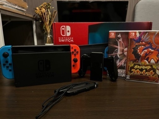 Nintendo Switch 本体 ＋ ポケットモンスター シャイニングパール・スカーレット付き