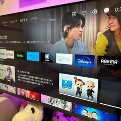 2021年式 43インチ 4Kテレビ YouTube、Netflixなど内蔵