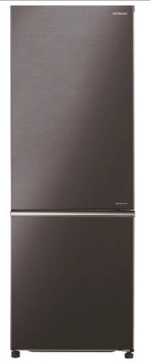 【ほぼ新品】 ノンフロン　HITACHI 日立 275L 2ドア 冷凍冷蔵庫 R-BF28JA(K) 右開き ブラック 2019年製