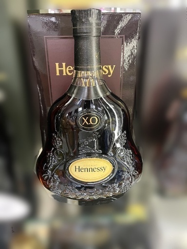 J2746 希少 未開栓 古酒 Hennesy ヘネシー XO 黒キャップ クリアーボトル ブランデー コニャック 700ml 40度 洋酒