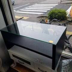 リサイクルショップどりーむ鹿大前店 No7332 ガラステーブル...