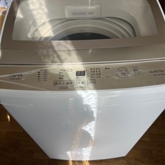 お届け可❗️❗️2020年製AQUA洗濯機7キロ！！取り引き中