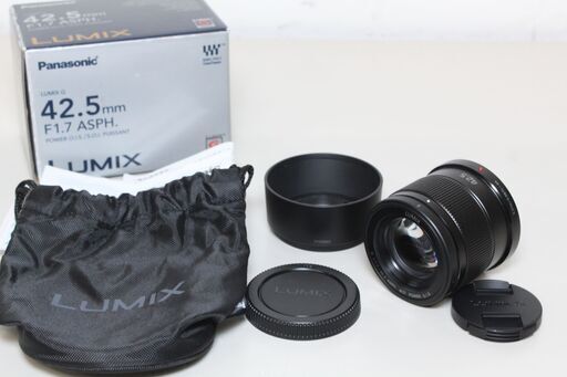 Panasonic/Lumix G 42.5mm F1.7 ASPH. POWER O.I.S./単焦点レンズ/H-HS043-K ⑤