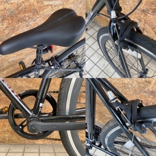 VALIENTE V700 ZY-K0214-0005 ブラック 街乗り自転車