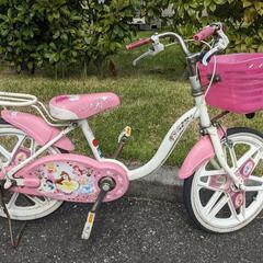 ディズニープリンセス自転車（ブリヂストン）（防犯登録あり）女児　...