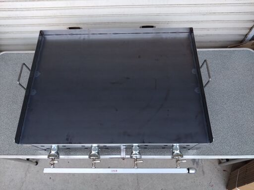 新製品 6ミリ鉄板 商売にも 大量調理にも プロパンガス グリラー 幅