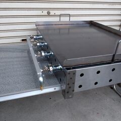 新製品　６ミリ鉄板　商売にも　大量調理にも　プロパンガス　グリラー　幅75cm　鉄板焼き　グリドル　便利なフチ持ち手付　新メニュー　歌フェス　夏イベント　キッチンカー　バーベキュー　キャンプ　グランピング　模擬店　イベント　縁日　町内会　自治会　町おこし　納涼祭、B級グルメ　カーニバル　運動会　桜祭り　七夕まつり　社内行事　展示会　合宿　屋台村　お祭り　お花見　フェスティバル　海の家　行事　学園祭　文化祭　盆踊り　飲食店　居酒屋
