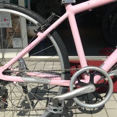値下げ　GMシボレー　ピンクのクロスバイク　レストア済みの中古です