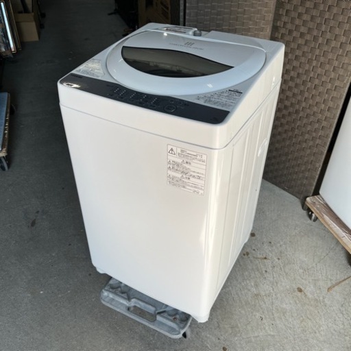 ☆売れ筋5.0kg☆ TOSHIBA 全自動電気洗濯機 AW-5G6(W) 2019年