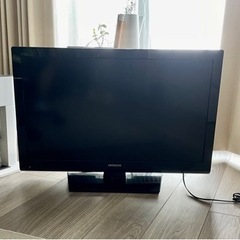 【差し上げます】日立、液晶TV「Wooo」32インチ