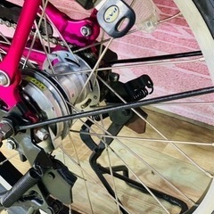 ❷5738子供乗せ電動アシスト自転車YAMAHA 20インチ良好バッテリー