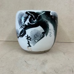 d1014504 希少品 火鉢 植木鉢 伝統工芸 金魚鉢 メダカ...