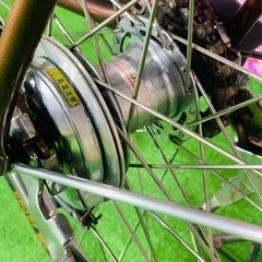 ❷5726子供乗せ電動アシスト自転車ブリヂストン22/26インチ良好バッテリー