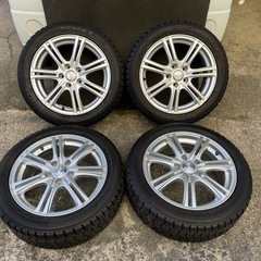 1013-1）17インチスタッドレスセット！215/50R17グッドイヤースタッドレス！7J-17プリウスα、レヴォーグなど