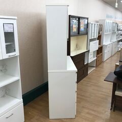 ★ジモティ割あり★ ニトリ 食器棚 ホワイト H200.5×W120×D51 クリーニング済み KJ3264 403039402.jpg?ts=20241021162145605