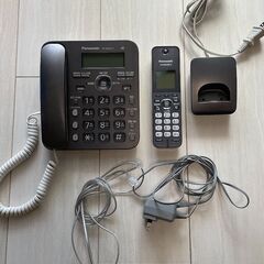 【受渡者決定】パナソニック デジタルコードレス電話機 子機1台付...
