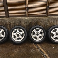 165/70R13タイヤホイール4本セット中古