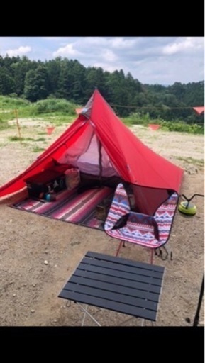 ☆早い者勝ち☆ tent-Mark DESIGNS×CAMPANDA　パンダ テント　レッド4点セット