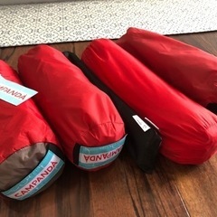 ☆早い者勝ち☆ tent-Mark DESIGNS×CAMPANDA パンダ テント レッド4点