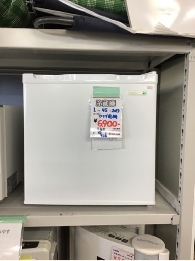●販売終了●冷蔵庫　１ドア　45L 2017年製　ヤマダ電機　中古品　保証なし