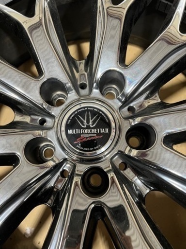 マルチフォルケッタ タイヤ マルチフォルケッタパープル塗装ホイール