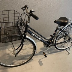 【DUNLOP】6段変速(ギア)付自転車
