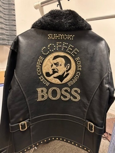 【超レア入手困難】2005年全国限定100着 黄金ジャン Boss  Lサイズ　本革